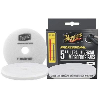 Meguiar's Professional 5'' Ultra Universal Microfiber Pads *2-Pack [M5MFP2]