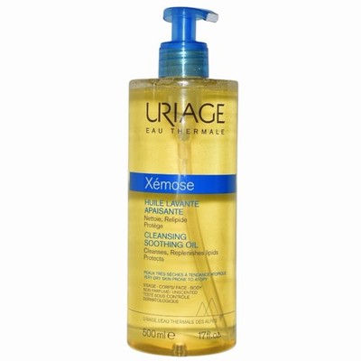 URIAGE Xemose Cleansing Soothing Oil 17fl oz Eczema Dry Sensitive Skin NEW