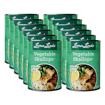 Loma Linda - Vegetable Skallops (15 oz.) - (12 Pack) - Vegetarian