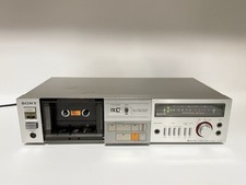 Vintage 1980's Sony TC-FX4 Silver Stereo Cassette Deck  WORKING / READ