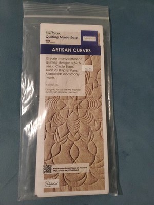 Westalee Sew Steady Artisan Curves 85 2 X 3 Curved Marquise High Shank Template