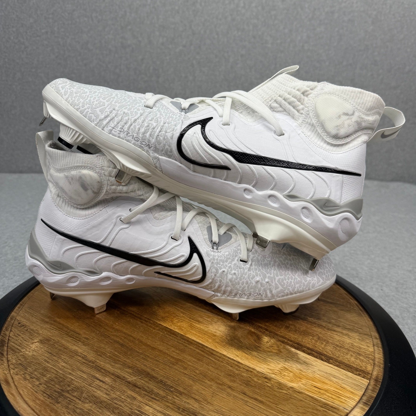 Nike Alpha Huarache NXT Baseball Cleats Men's 13 White DJ6517-100  thumbnail 5