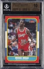2006-07 FLEER 1986-87 20TH ANNIVERSARY #57 MICHAEL JORDAN BGS 10 PRISTINE