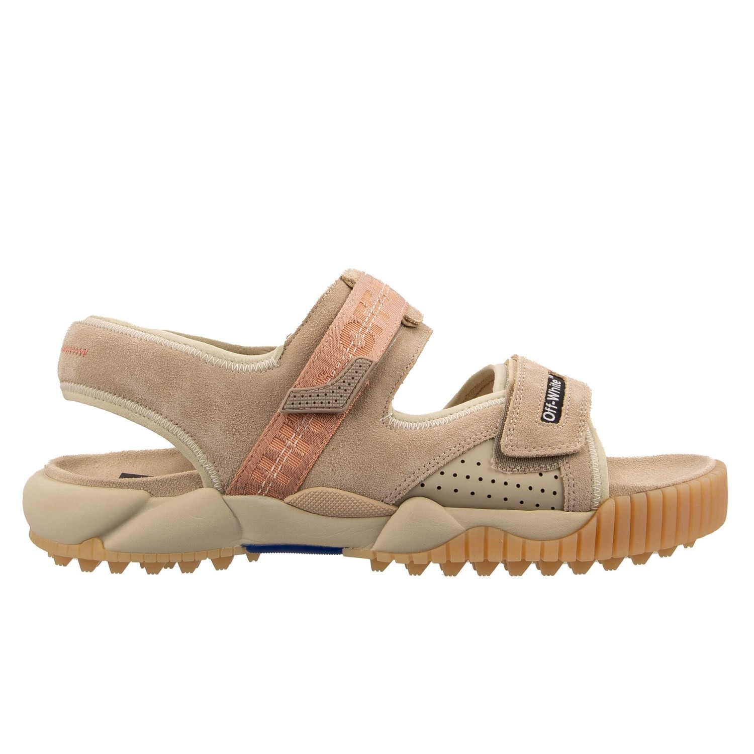OFF WHITE Virgil Abloh ODDSY MINIMAL TRECKKING Shoes Sandals Beige 45 UK 12 US11
