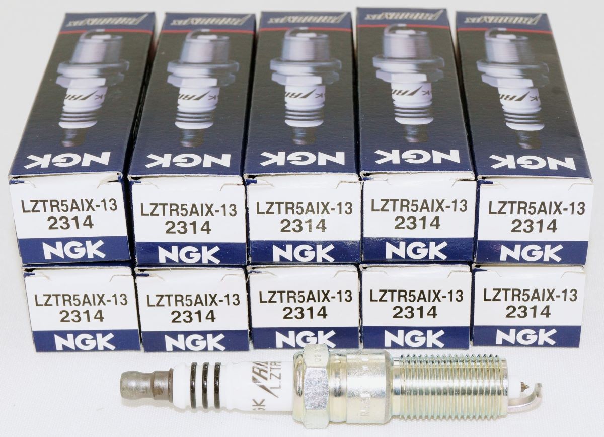 10 Pack Genuine NGK 2314 Iridium IX Spark Plugs LZTR5AIX13 for Dodge Viper