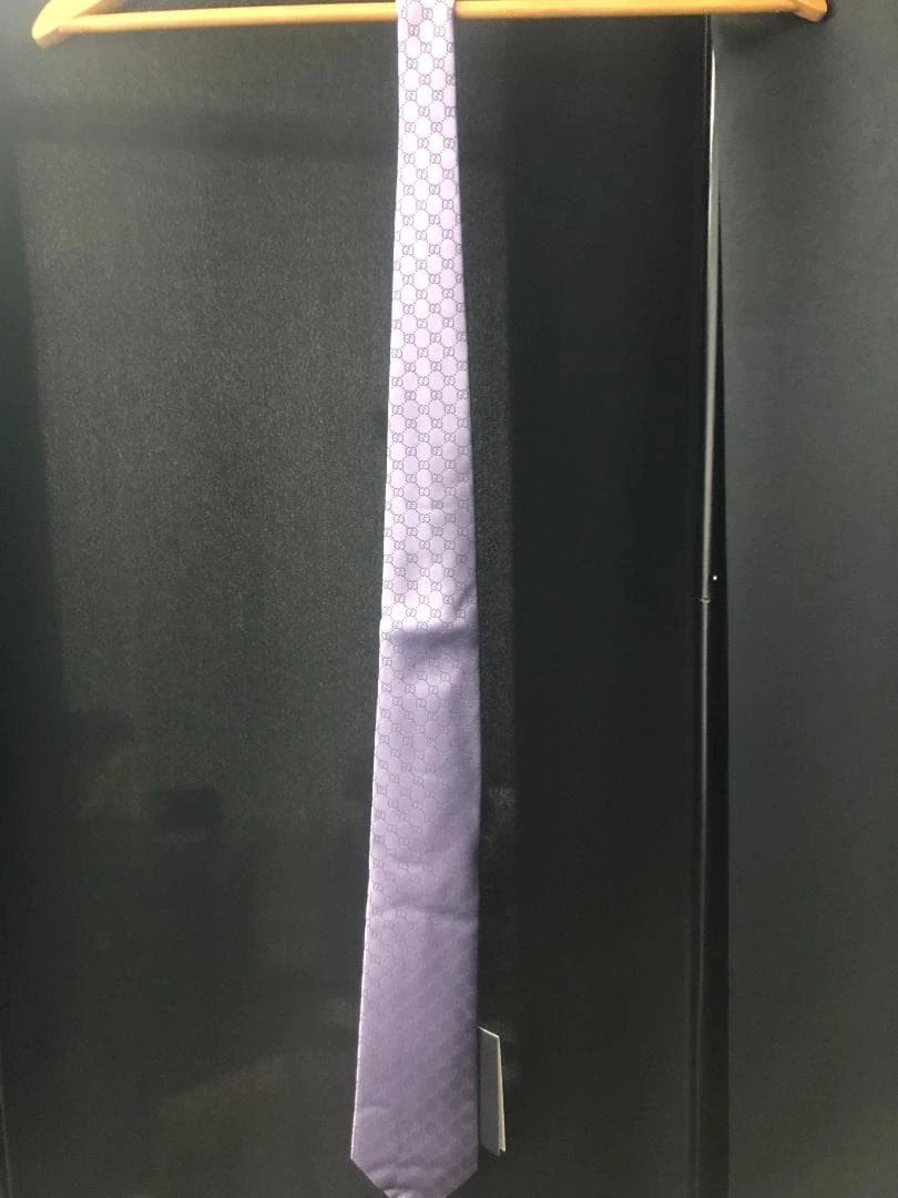 Cravatta Uomo In Seta Jacquard Paisley – Blu Viola Nero – Lunghezza Classica