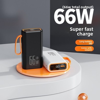 Power Bank 20000mAh 66W Charging Portable & LED For Outdoor Travel And Camping