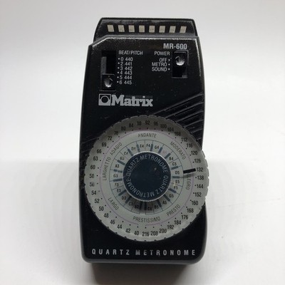 Matrix MR-600 Quartz Metronome w/ LED Pendulum Simulation & Down Beat Accent