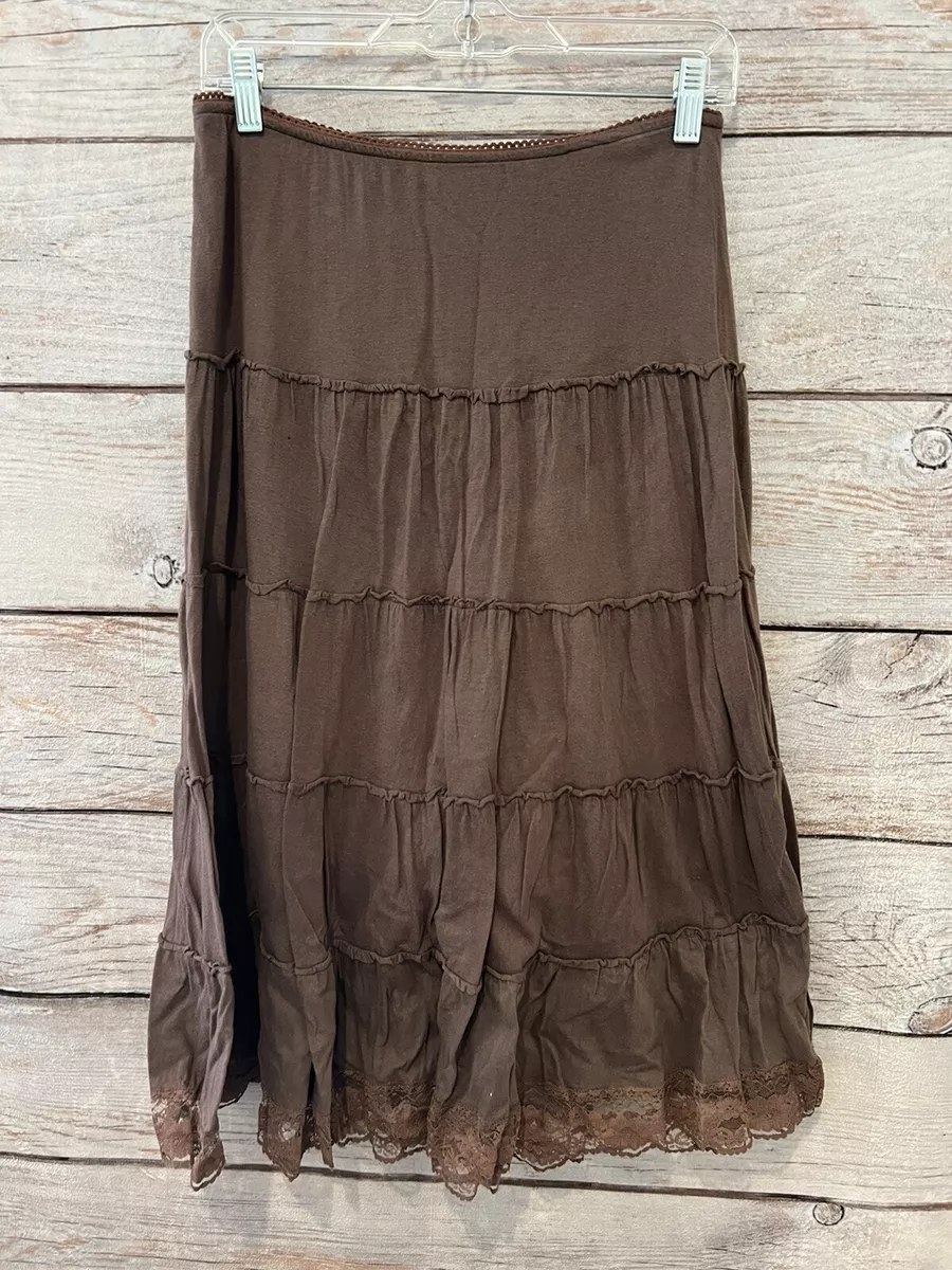 Cotton top skirt ruffles