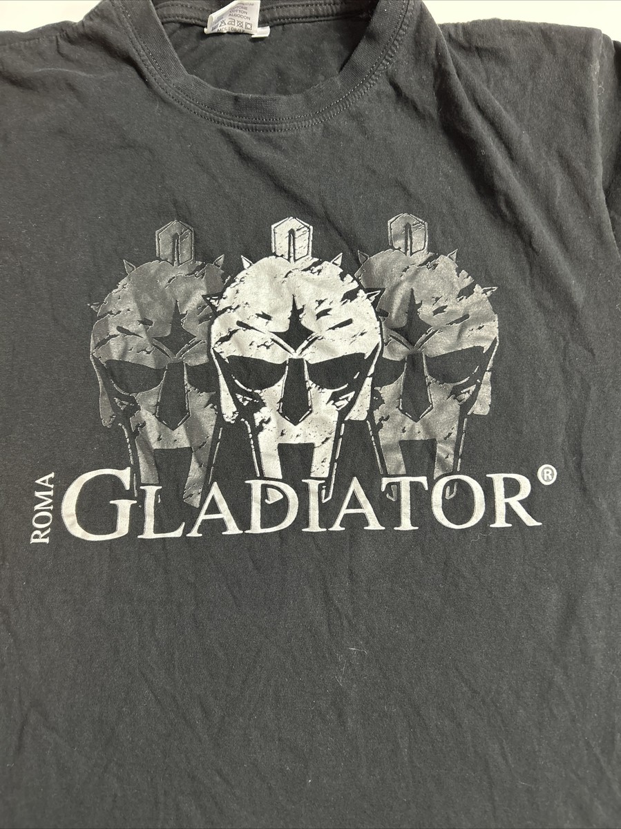 Vintage 2000 Gladiator Movie Promo T Shirt Size M Dreamworks