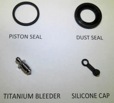 BMW Airhead 40mm ATE Front Brake Caliper Seal Kit Titanium   r90s r100rs r100rt