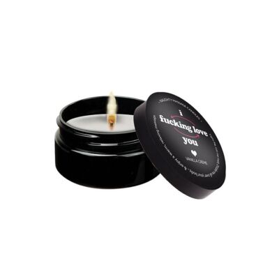Kama Sutra Mini Massage Candle - 2 oz I F*cking Love You Setting The Mood
