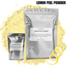 Lemon Peel Powder Natural Colorant Pure Citrus limon Wholesale Soap Skincare