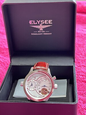 Elysee SS Dual Time Auto Watch 