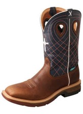 Twisted X Men s 12 Alloy Toe Western Work Boot with Cell Stretch MXBAW01
