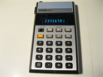 Calcolatrice Vintage Casio H-1 - SPEDIZIONE GRATUITA!!! | eBay