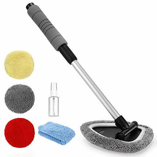 Inside windshield cleaning tool