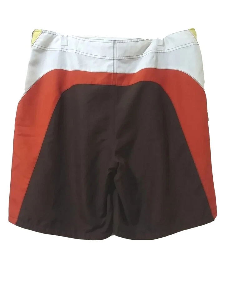 Mossimo Supply Co. Board Shorts Mens 38 Brown Multicolor      - Image 2 of 3