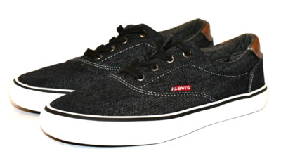 Levi's Ethan Denim Shoes Sneakers Flats Low Top Boy's Kid's Size 5 Lace Up