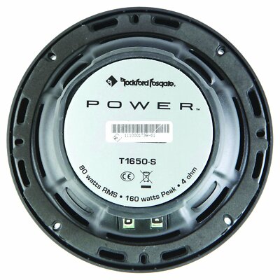 Rockford Fosgate T1650-S, Power 6.5