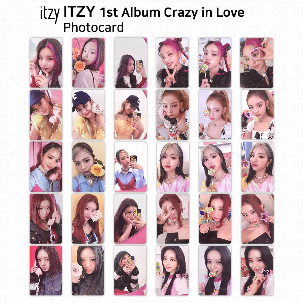 ITZY 1st Album Crazy In Love Official Photocard Yeji Lia Ryujin Chaeryeong  Yuna