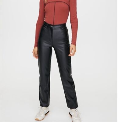 Aritzia Size 16 Leather Pants Wilfred Pants Jumpsuits Aritzia