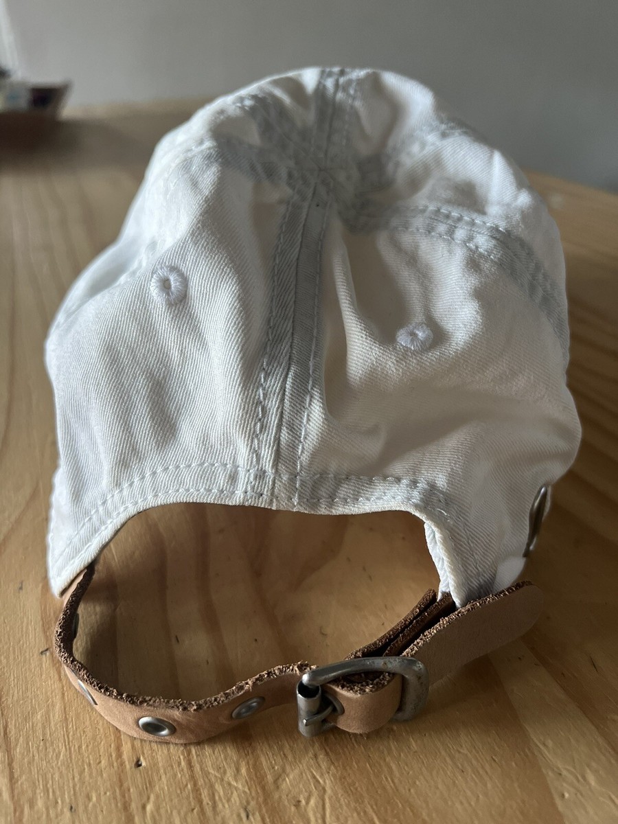 Vintage Lacoste x La‎ Chemise Large Adjustable Size White Hat Cap Vintage Lacoste x La‎ Chemise Large Adjustable Size White  main image 4