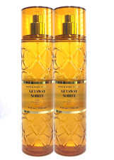2 BATH  BODY WORKS GETAWAY SOIREE FINE FRAGRANCE MIST BODY SPRAY 8 OZ NEW