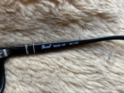 PERSOL RATTI 58230 Terminator Meflecto Black Frame Vintage