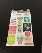   Me and My Big Ideas Create 365 Collection Cardstock Stickers Life Quotes