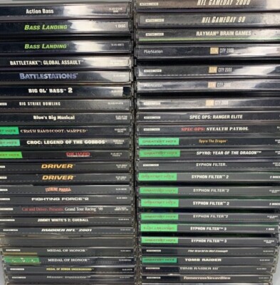 Sony PS1 Playstation Games You Pick Your Title!! Under $10