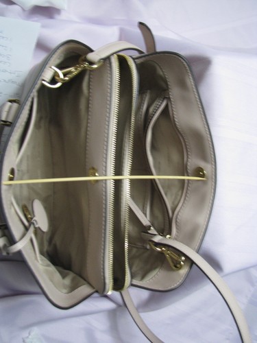 MICHAEL KORS SAVANNAH CINDER,SOFT PINK,DENIM OR PALE BLUE, SATCHEL LEATHER "NWT" - Picture 17 of 20