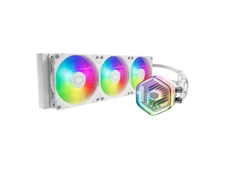 CoolerMaster MasterLiquid 360 Atmos White ARGB Close-Loop AIO Liquid Cooler, Cus