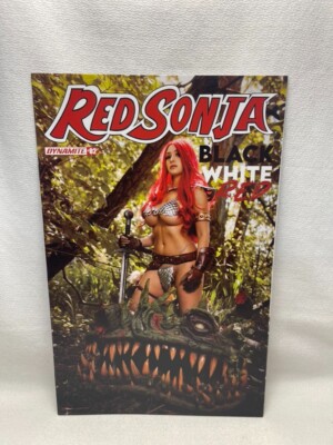 Dynamite Red Sonja Black White Red #2 CVR D by (W/A) Various (CA) Cosplay