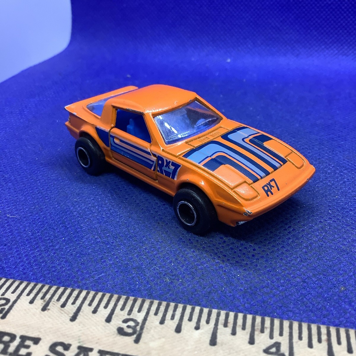 Vintage Majorette Mazda RX7 Orange Die Cast | eBay