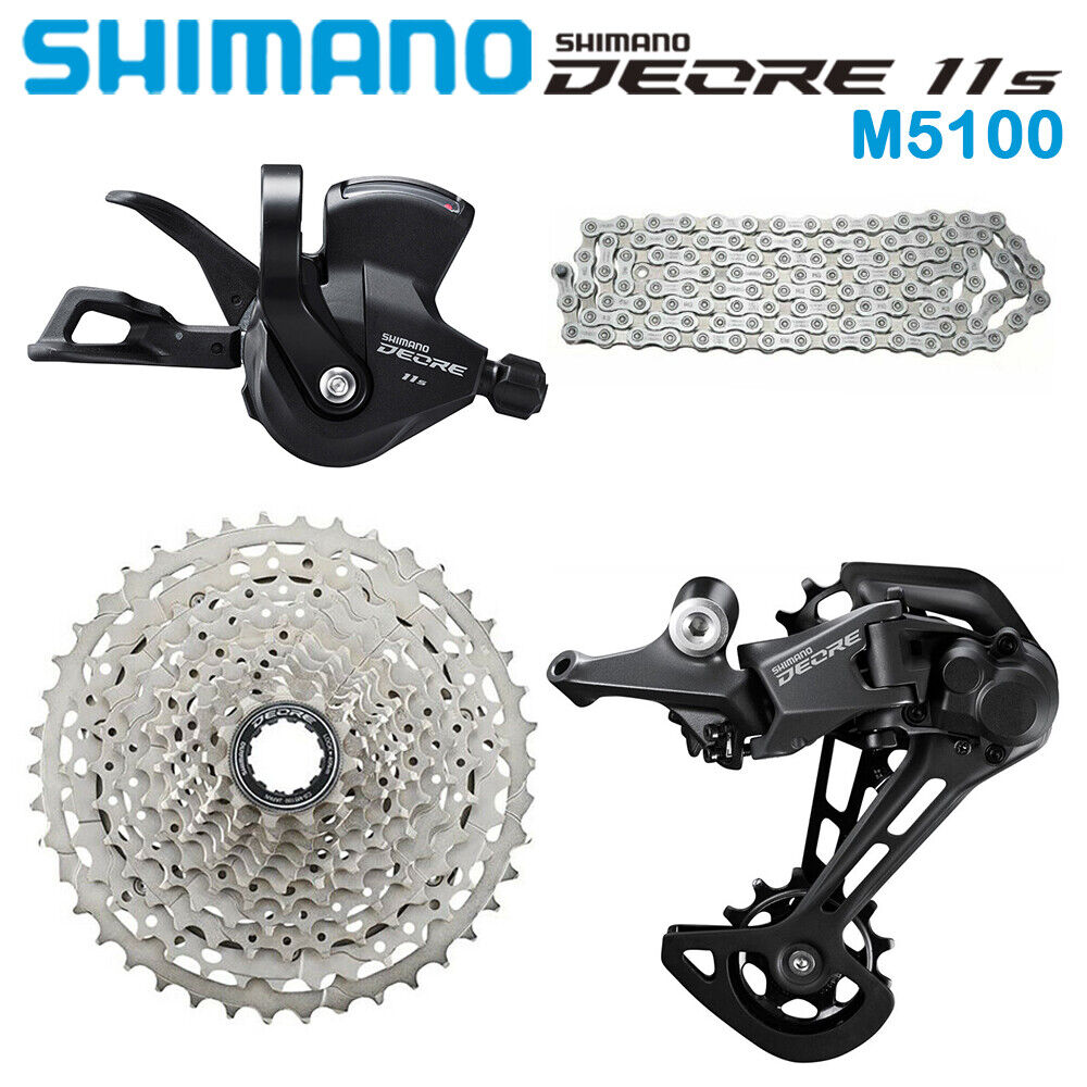 Shimano Deore M5100 11 Speed Groupset Shifter Cassette Chain Rear