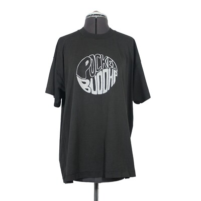 Vintage Pocket Buddha graphic print single stitch short sleeve t-shirt L/XL