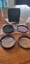 58mm 5 Piece Multi-Coated HD Digital Lens Protector Filter Kit Close Ups PL FLD