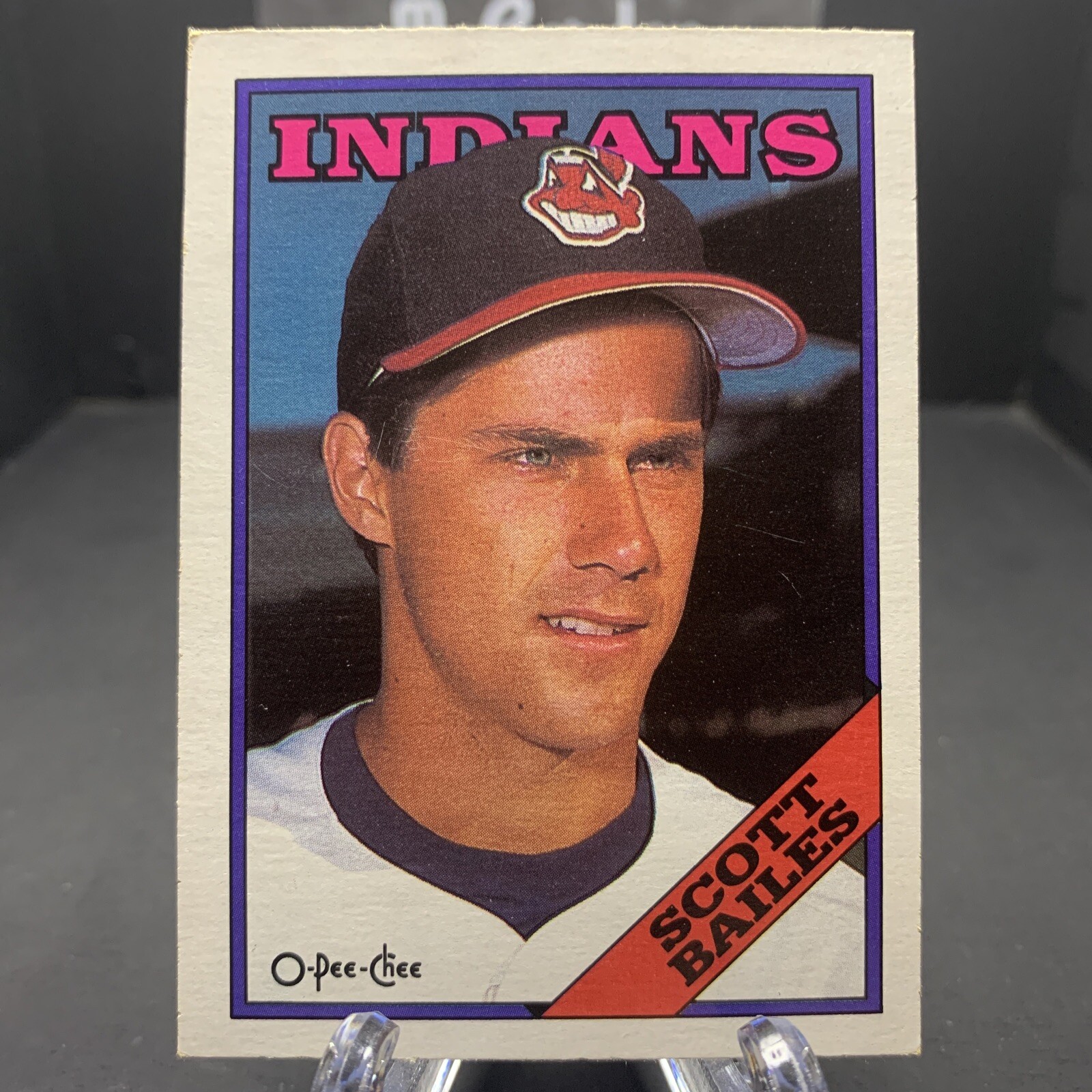 1988 O-Pee-Chee Scott Bailes #107 Cleveland Indians