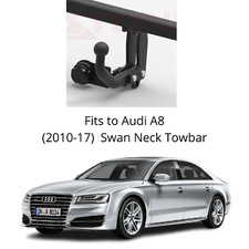 Swan Neck Tow Bar For Audi A8 (2010-17) & NO ELECTRICS - A104