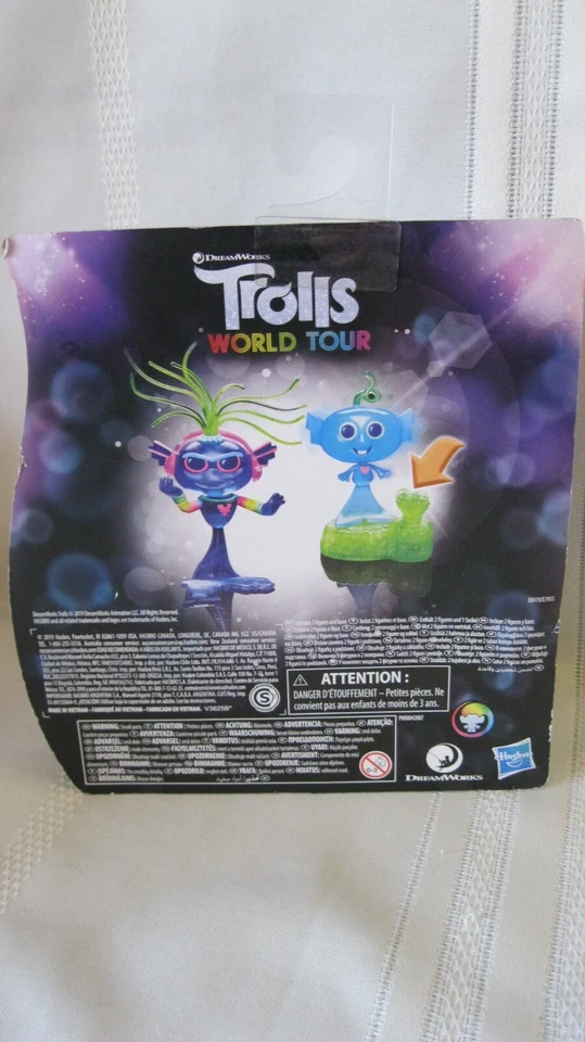 Nuevo Trolls World Tour Rock City Bobble & Techino Reef Bobble Hasbro Foto 3 de 3