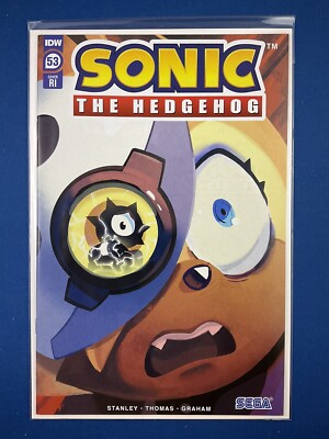 Sonic The Hedgehog #53 IDW 1:10 RI Variant Nathalie Fourdraine NM 1st ...