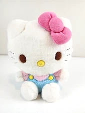 Sanrio Hello Kitty 2008 Fluffy Small Stuffed Toy Plush Doll  Character Japan 