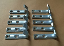 10 x Rope Hooks Zinc Plated Steel Horsebox Trailers Truck HGV Tractor Tie Down