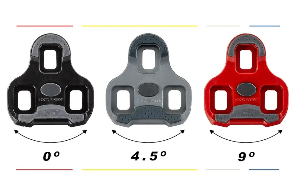 LOOK KEO Grip Road Chuteiras Antiderrapantes 9 Flutuantes Pedal de Bicicleta Vermelho - Imagem 4 de 4