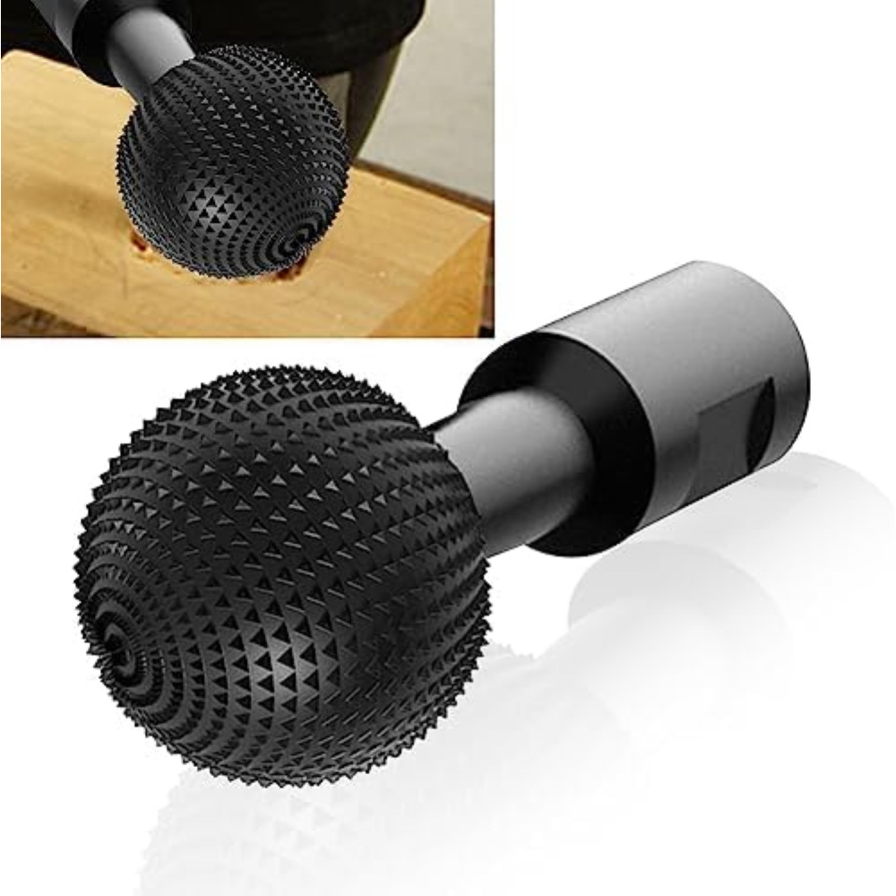 Raspa Sferica 14mm per Legno | Fresa a Palla M14 Smerigliatrice Angolare