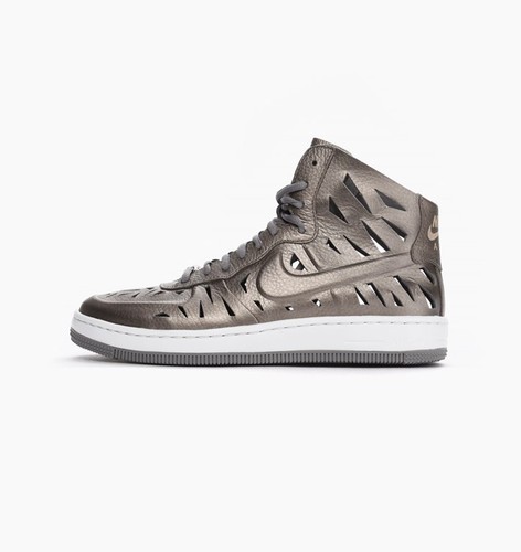 Nike WOMEN'S Air Force 1 Ultra Force Mid JOLI Metallic Pewter SIZE 5 | eBay
