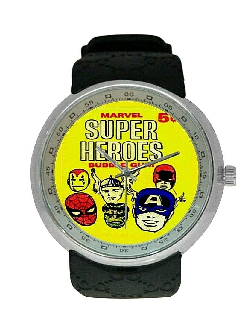 THE AVENGERS Marvel 1966 Bubble Gum Cards On A New Watch
