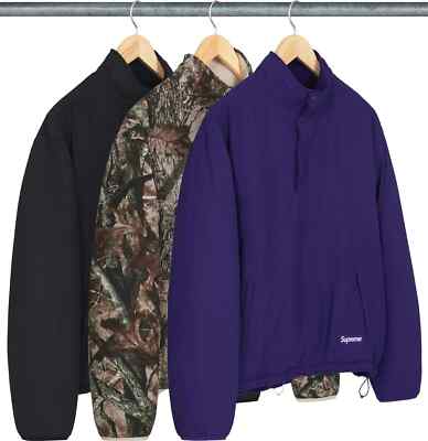 Supreme Polartec Shearling Reversible Pullover 3colors Black