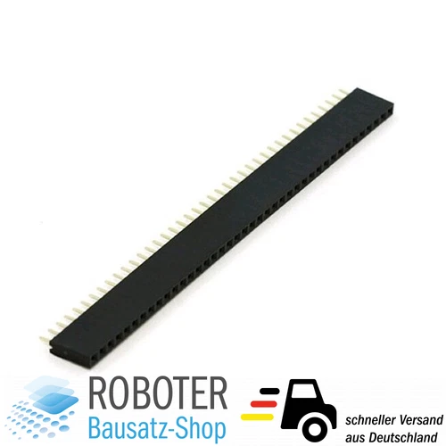 40 Pin 2.54 mm Buchsenleiste Female Pin Header einreihig Arduino Raspberry Pi